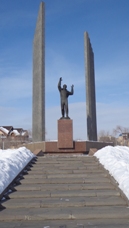 Памятник Ю. А. Гагарину в Оренбурге.JPG