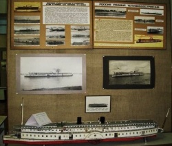 Фрагмент экспозиции Музея речного транспорта